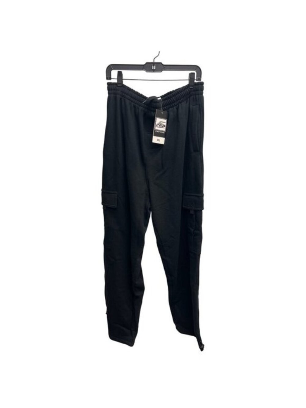 Pro 5 Mens Black Cargo Pants XL Premium Quality With Elastic Waist
